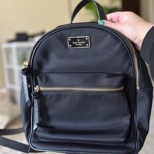 Kate Spade Black Backpack